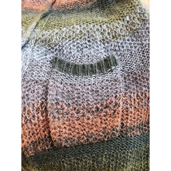 Anthropologie Sleeping On Snow Ombré Aura Cardigan Longline Duster Pockets Sz LP - Picture 7 of 11